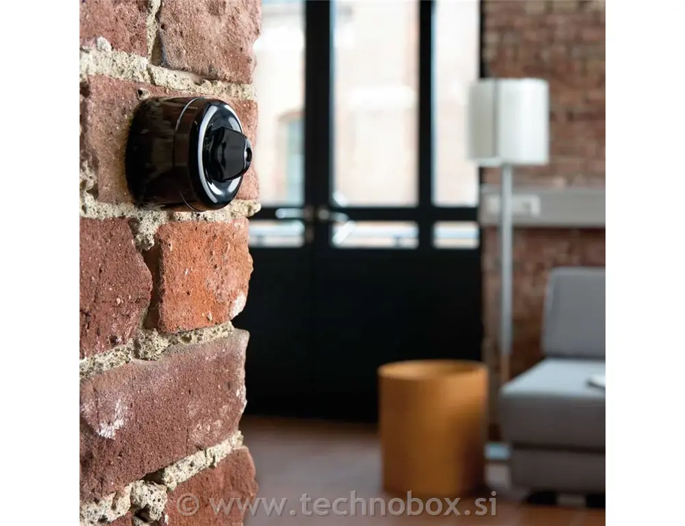 Stikalo n/o križ.rotacij. Bakelit črno