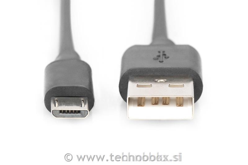 Kabel USB A-B mikro 3m