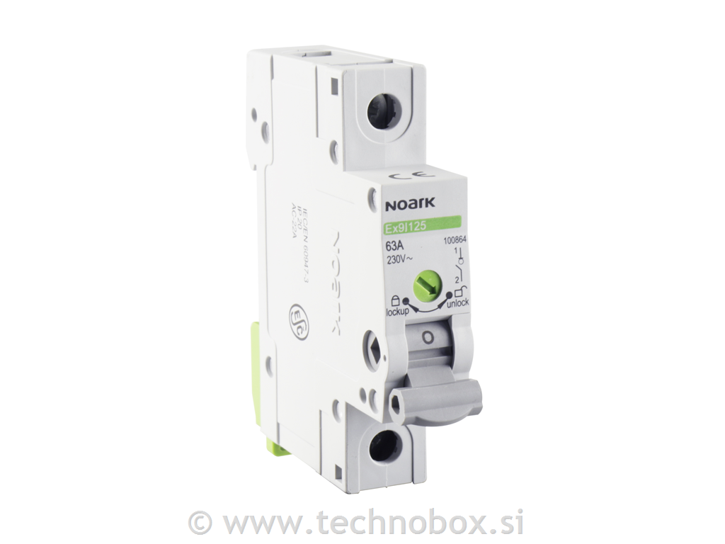 Stikalo vgradno Ex9L 125 63A 1P
