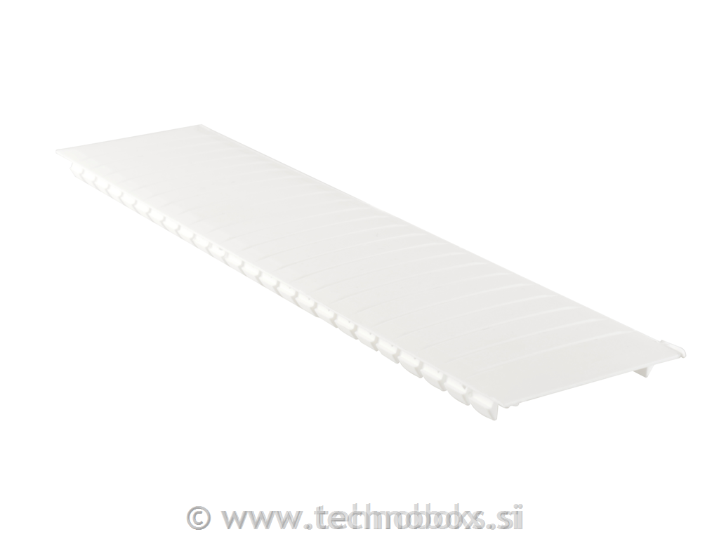 Slepi pokrov za varovalke beli 224mm