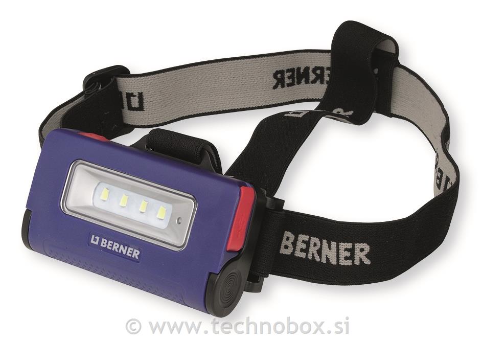 Naglavna LED svetilka 2v1