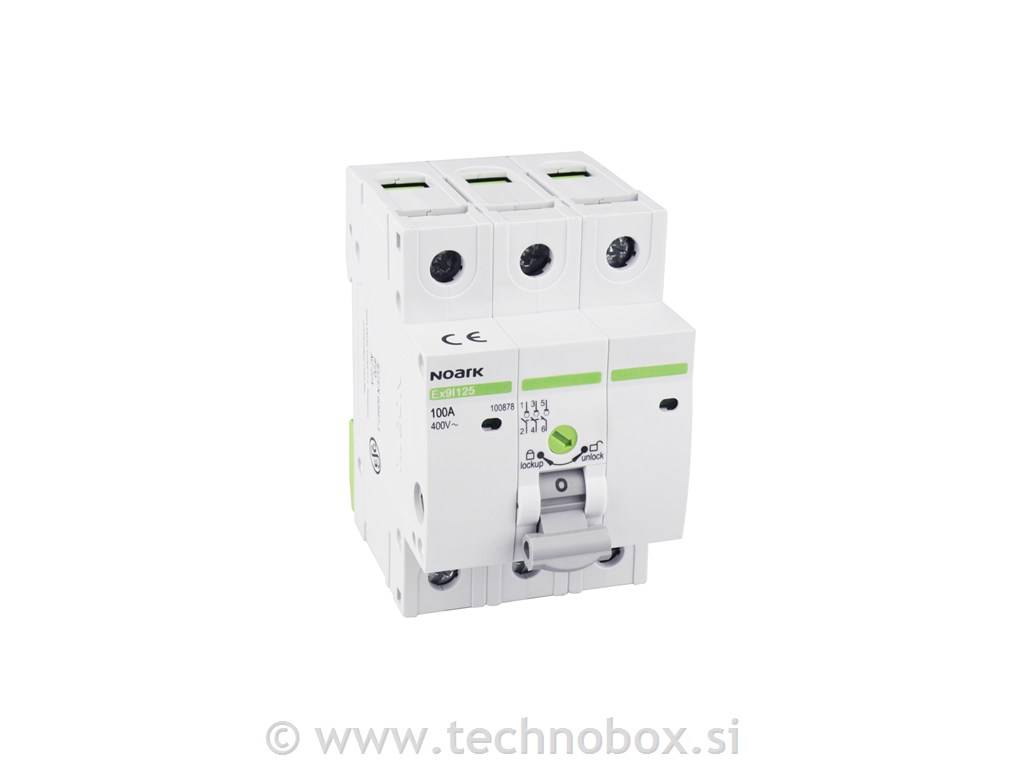 Stikalo vgradno Ex9L125 100A 3P