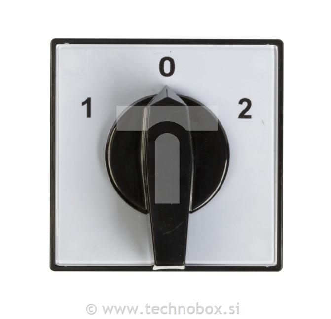 Stikalo grebenasto vgradno 40A 1-0-2 3P