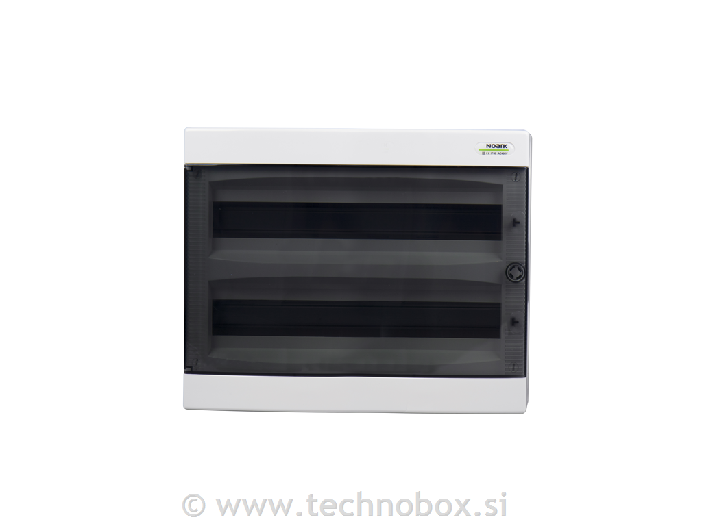 Omarica n/o proz.vrata 2x18M IP40 PVC