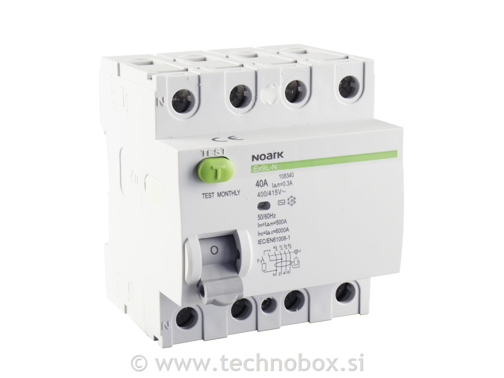 Stikalo zaščitno FID 40A/300mA 4P AC