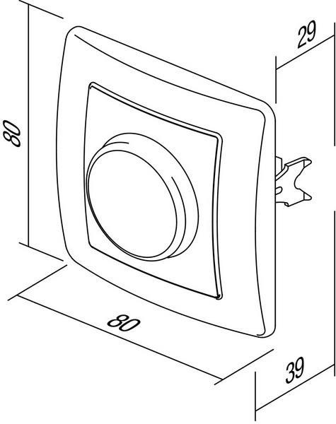 Zatemnilnik rotac. EKONOMIK menj. LED