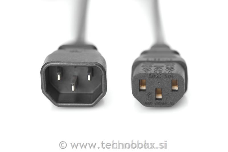 Napajalni kabel podaljšek C14-C13 1,8m