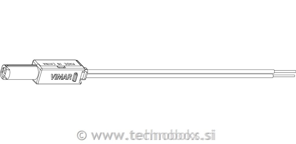 Žarnica led 230V rdeča za axial. 00938.R