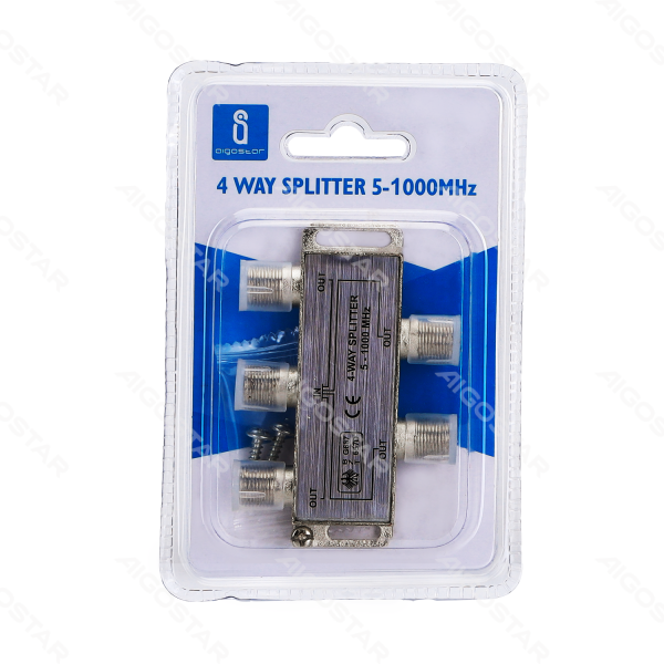 Razdelilec za TV F-tip 4x izhod + vhod