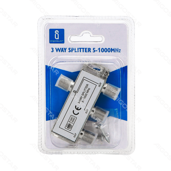 Razdelilec za TV F-tip 3x izhod + vhod