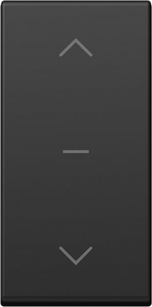 Tipka modul 1M žaluzijska gor-dol črna