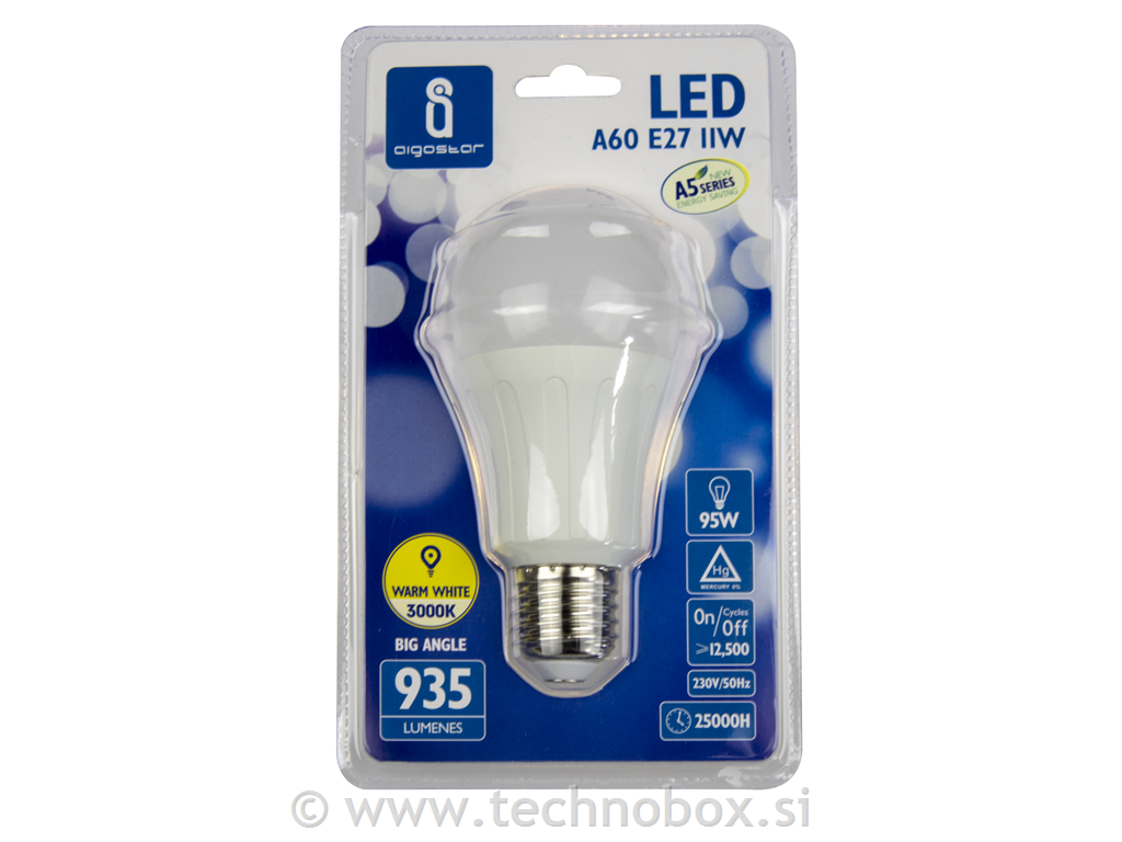 Žarnica LED E27 11W 3000K