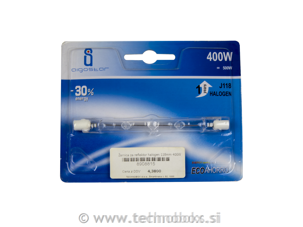 Žarnica za reflektor halogen 118mm 230W