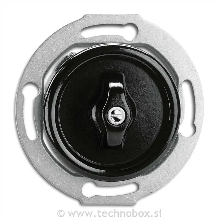 Stikalo p/o menjal.rotacij. Bakelit črno