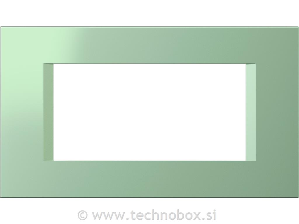Okvir okrasni modul line 4M mat zelen