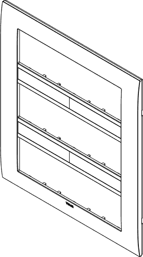 Okrasni okvir 21M classic črni 19661.71