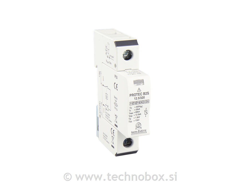Odvodnik PROTEC B2S 12,5/320