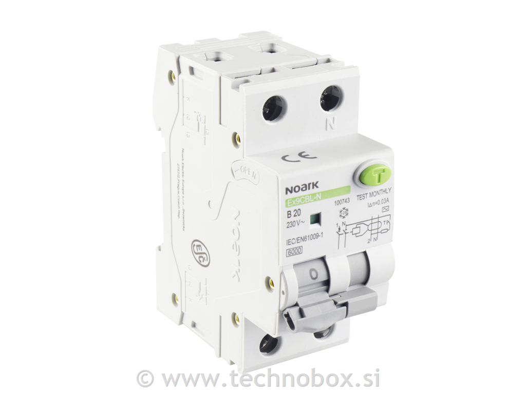 Stikalo zaščitno KZS B 20A/30mA 2M