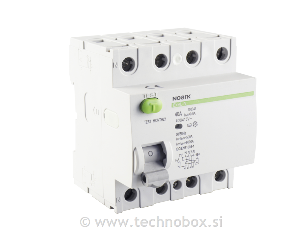 Stikalo zaščitno FID 40A 500mA 4P AC