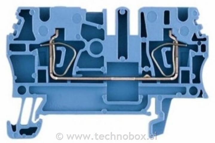 Sponka Weidmuller ZDU 2.5N modra