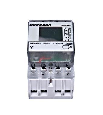 Števec dig. za DIN letev 65A 3F 2T