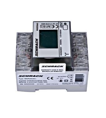 Števec dig. za DIN letev 65A 3F 2T