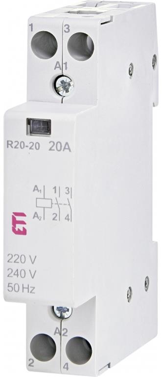 Kontaktor 2P 1M 20A 230V R20-20
