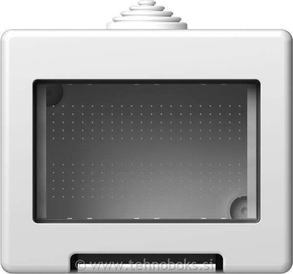 Ohišje n/o cubo 3M belo IP55