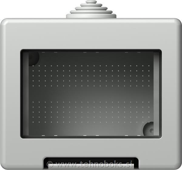 Ohišje n/o cubo 3M sivo IP55