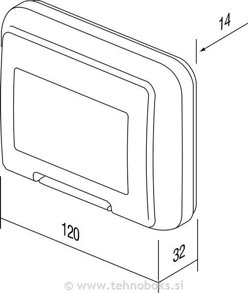 Pokrov p/o cubo IP55 3M bel