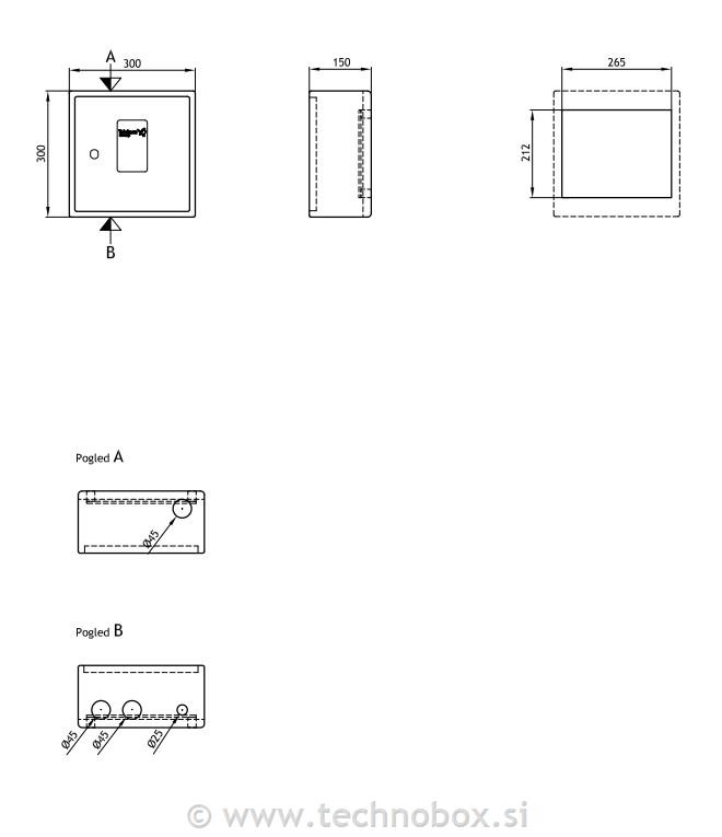 Omara p/o PA3 300x300mm Telekom