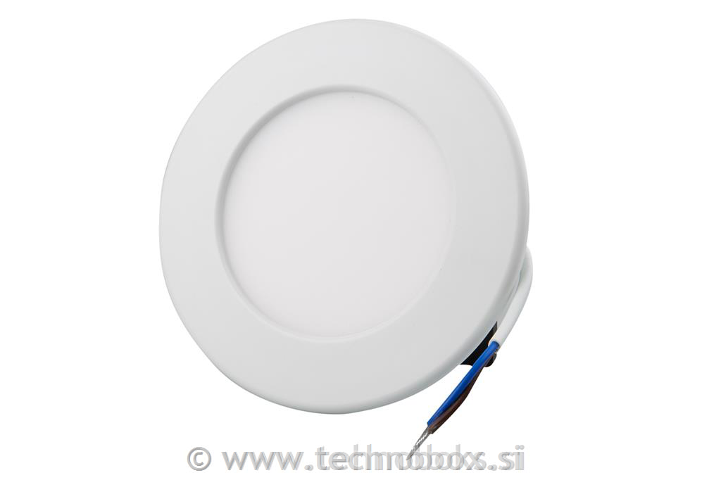 Svetilka LED kot. nast. 7W 3000K okrogla