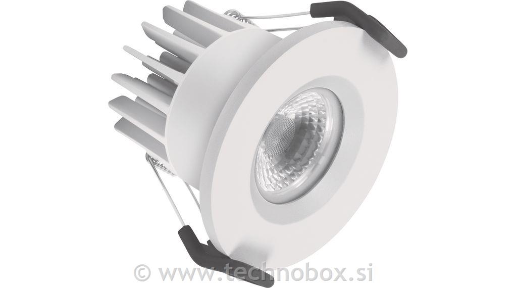 Svetilka vgrad. bela DIMM 8W 3000K IP44