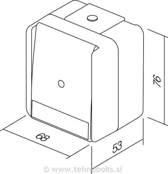 Tipkalo n/o FONTANA navadno sivo