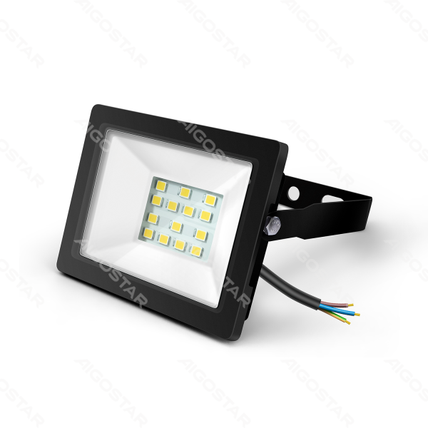 Reflektor LED 10W črni 4000K 930lm