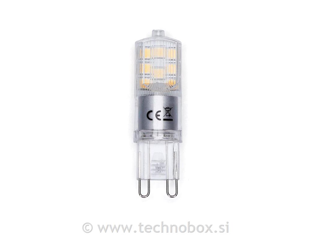 Žarnica LED G9 3W 3000K 330lm