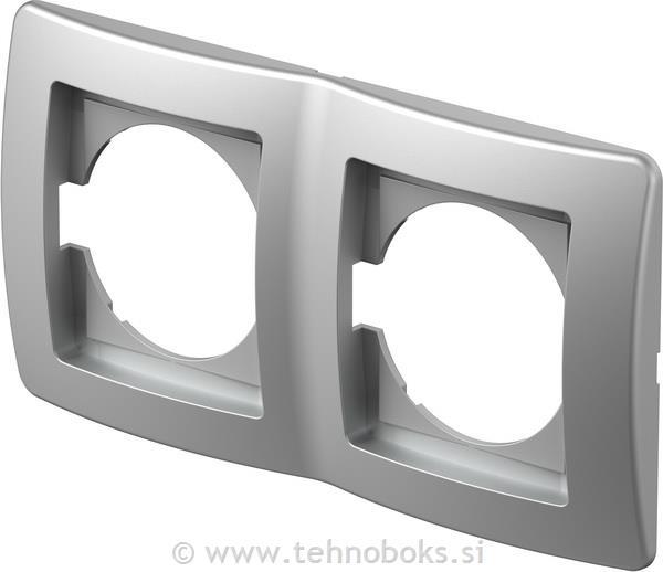 Okvir okrasni EKONOMIK 2x2M hor. srebrn