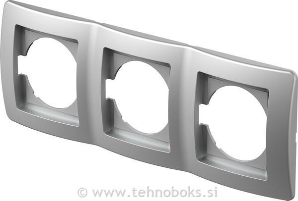 Okvir okrasni EKONOMIK 3x2M hor. srebrn