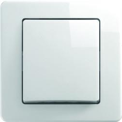 Stikalo EKONOMIK križno belo brez okv.