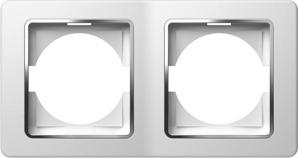 Okvir okrasni EKONOMIK 2x2M hor.bel+krom