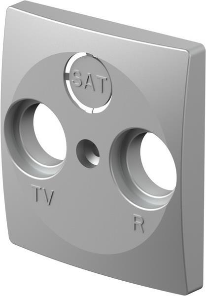 Pokrov za vtičnico TV-R EKONOMIK srebrn