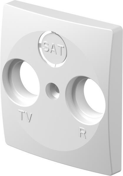 Pokrov za vtičnico TV-R EKONOMIK bel