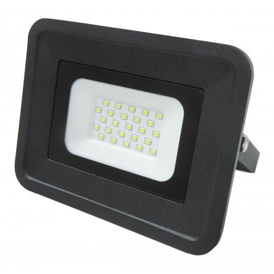 Reflektor LED 30W SMD, 6500K črn
