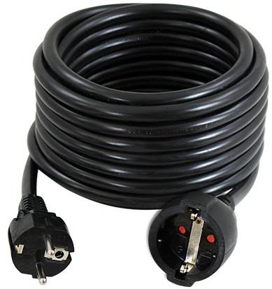 Podaljšek 10m šuko m/ž 3x2,5mm2 črniIP20