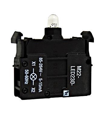 Signalna luč bela 85-264V AC