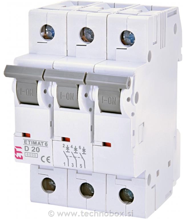 Varovalka avt.ETIMAT 6ka D20 3P