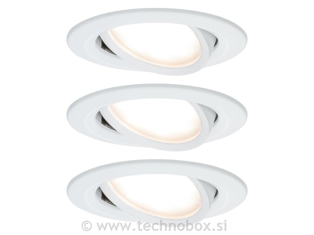 Svetilka LED stenska vgradna 3x6,8 2700K