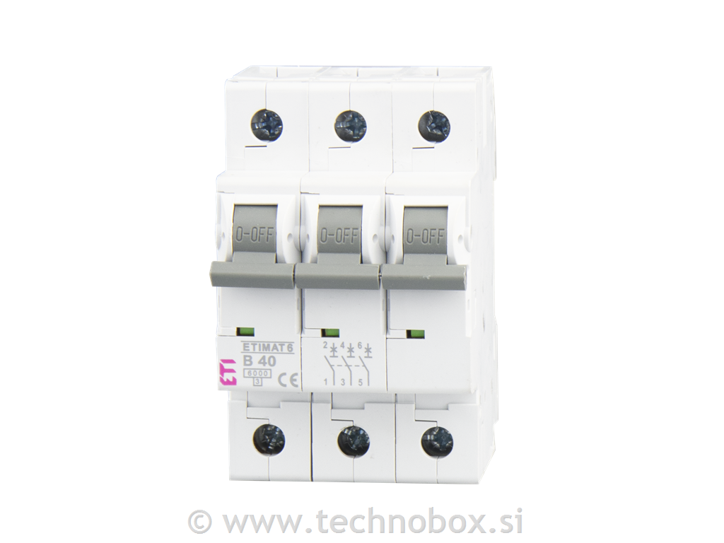 Varovalka avt. etimat6 B 40A 3P
