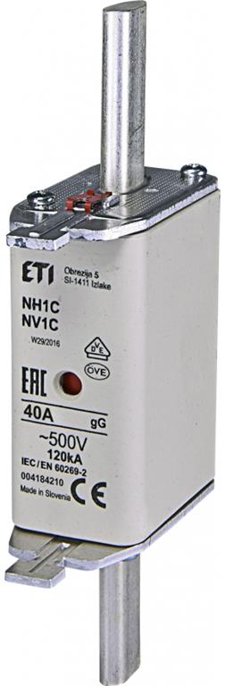 Varovalka NV 250 40A