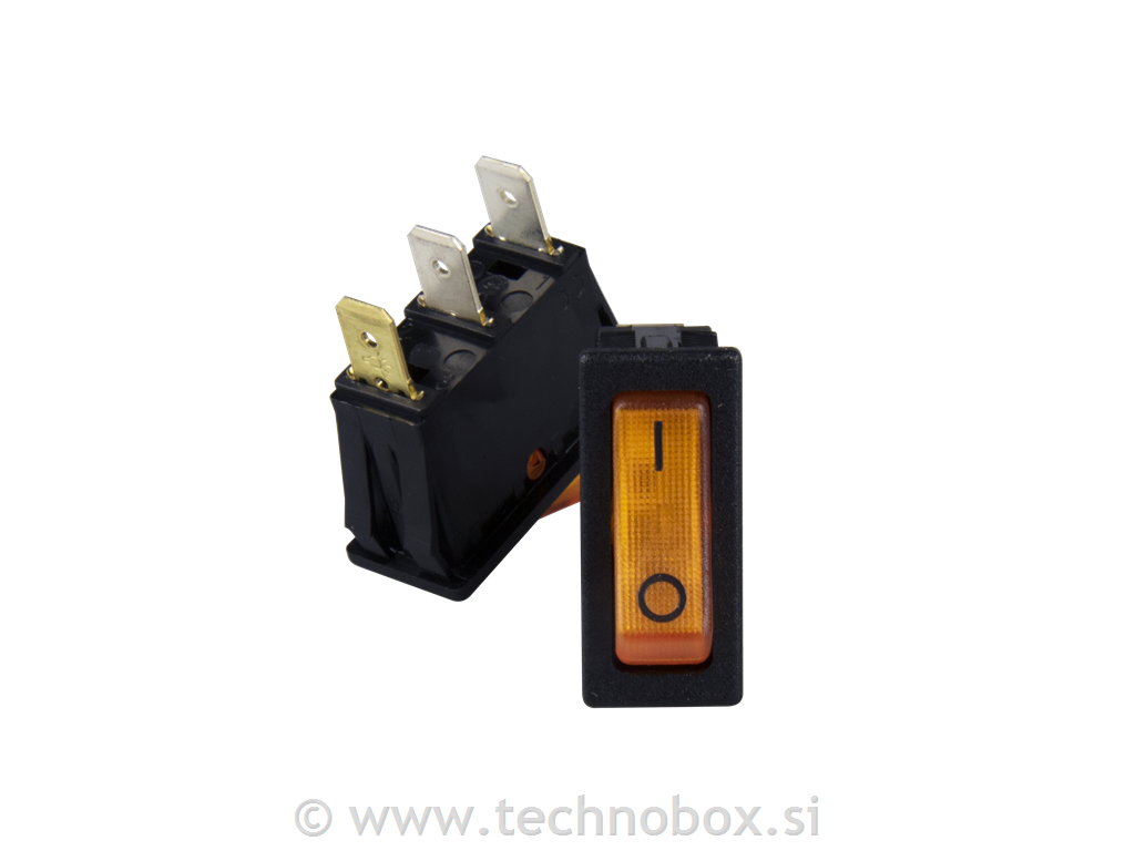 Stikalo 1-p(0-1)oranž.tlivka STK 81-2